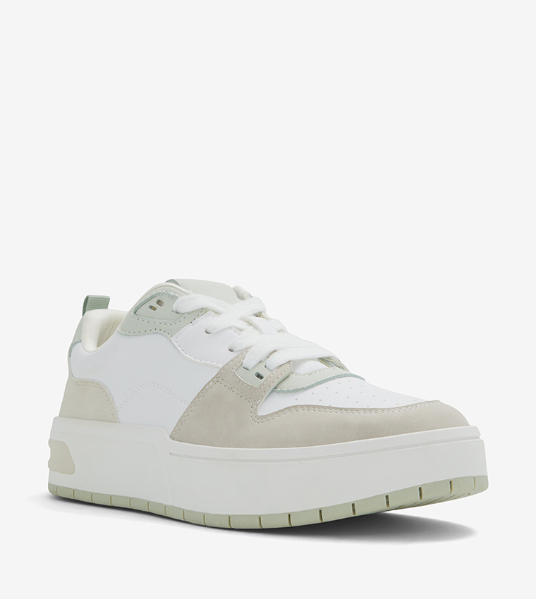 OLLI Color Block Lace-Up Sneakers