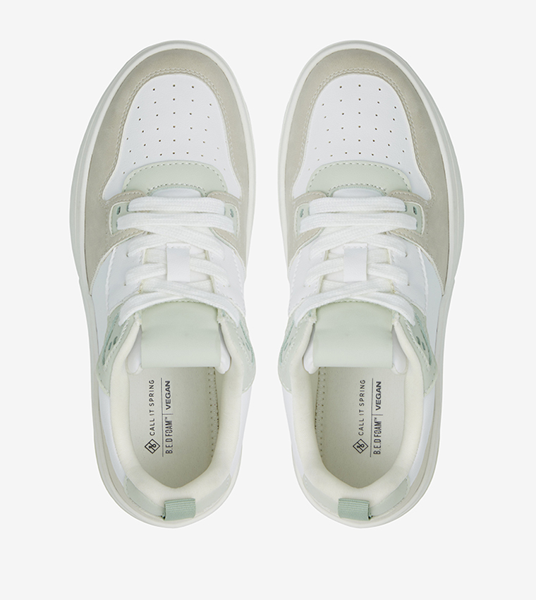 OLLI Color Block Lace-Up Sneakers
