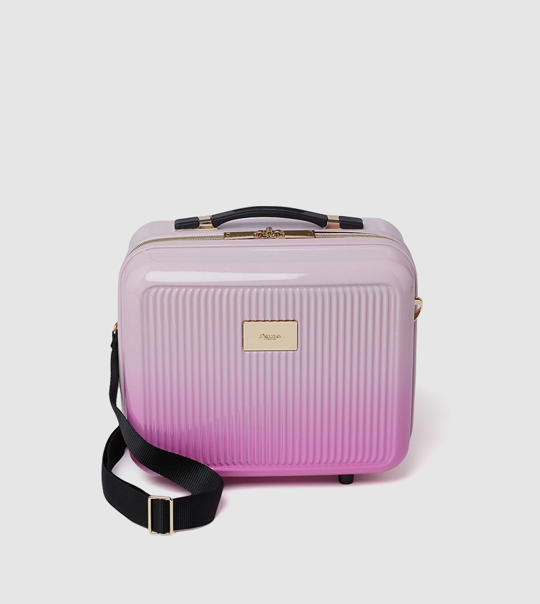 Buy Dune London Logo Detail Mini Hard Shell Luggage Bag 30cm In