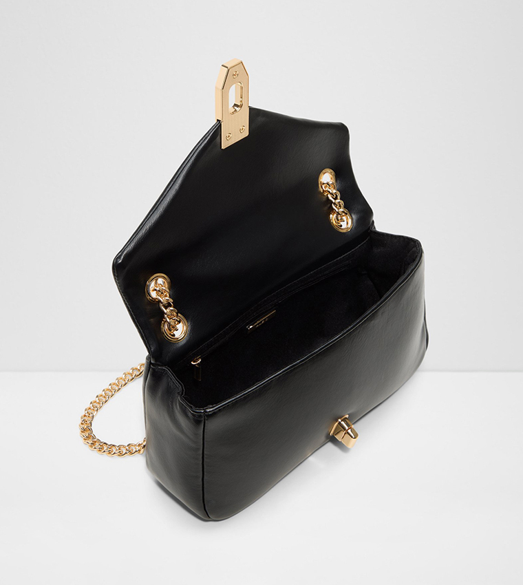 OLYVIA Textured Flap Crossbody Bag