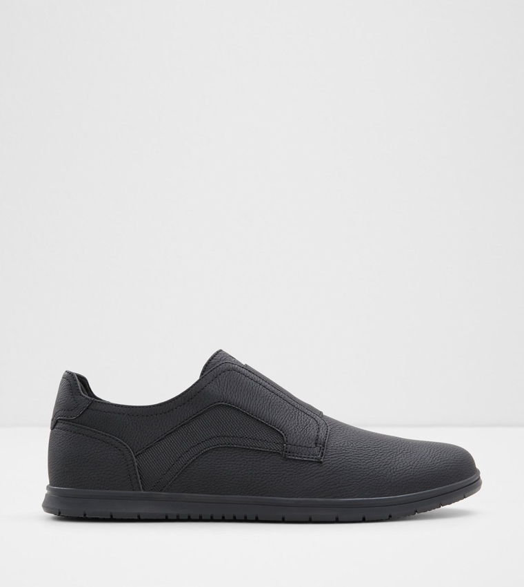 Aldo black slip ons online