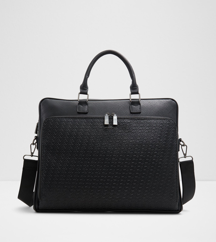 Buy Aldo ONIAMOND Monogram Patterned Laptop Bag In Black 6thStreet Saudi Arabia