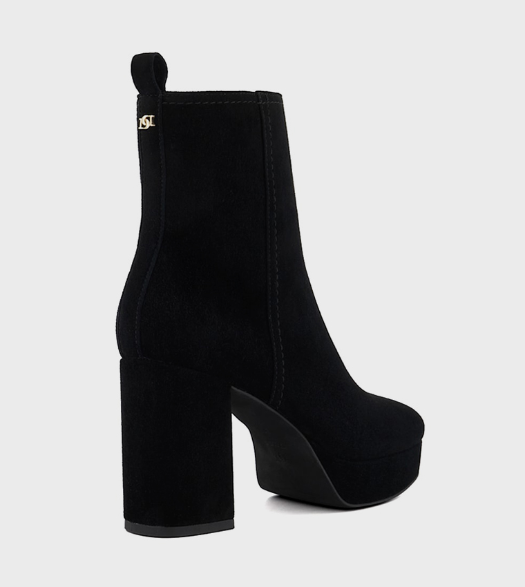 Buy Dune London OONA Block Heel Ankle Boots In Black 6thStreet