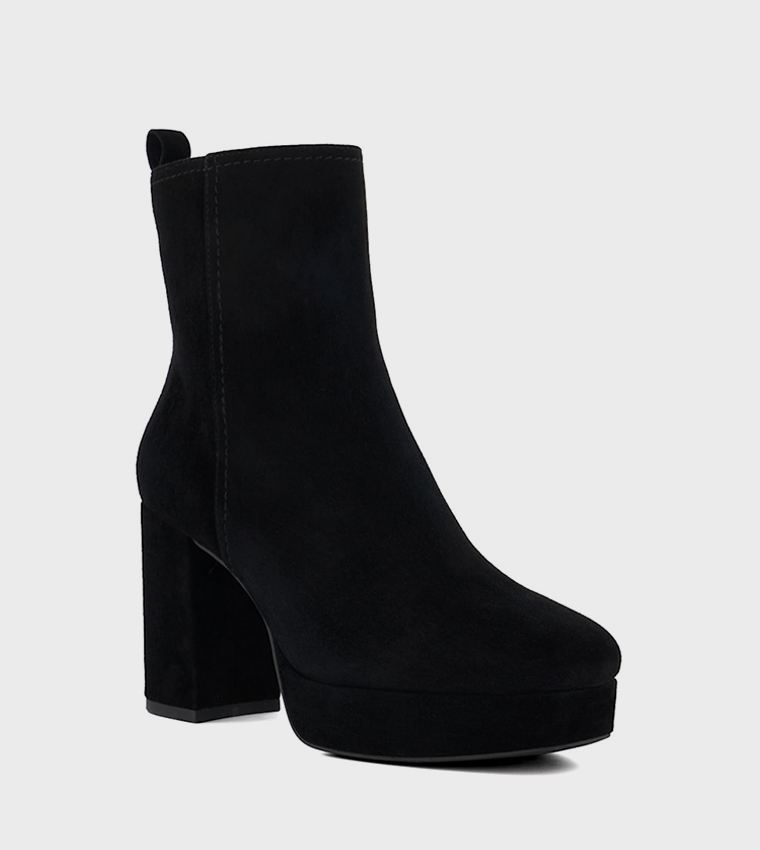 Dune grey ankle boots discount