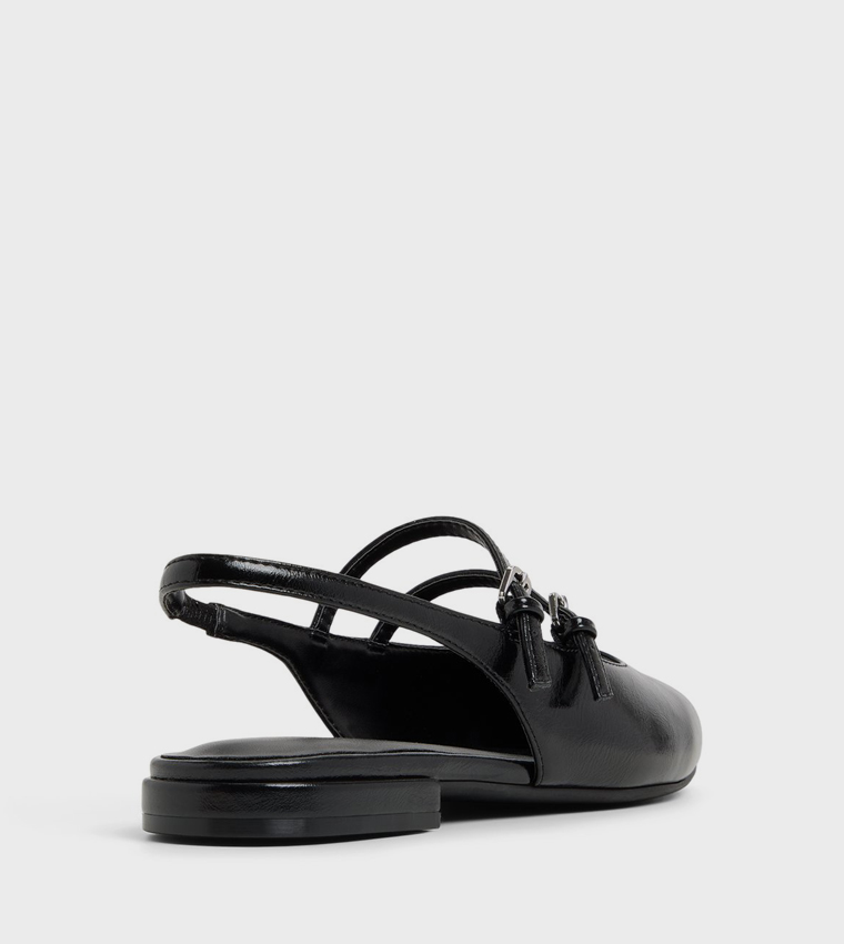 OPHELLIA Buckle Detail Flat Shoes