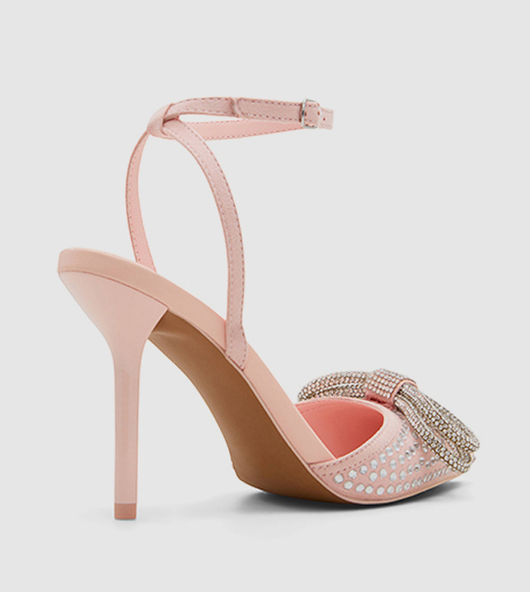 Buy Call It Spring ORCHIID Embellished Bow Detail Pumps In Pink