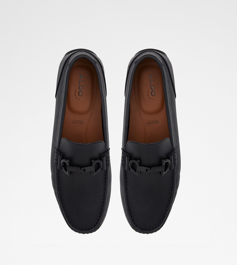 ORLOVOFLEXX-IN Textured Leather Loafers