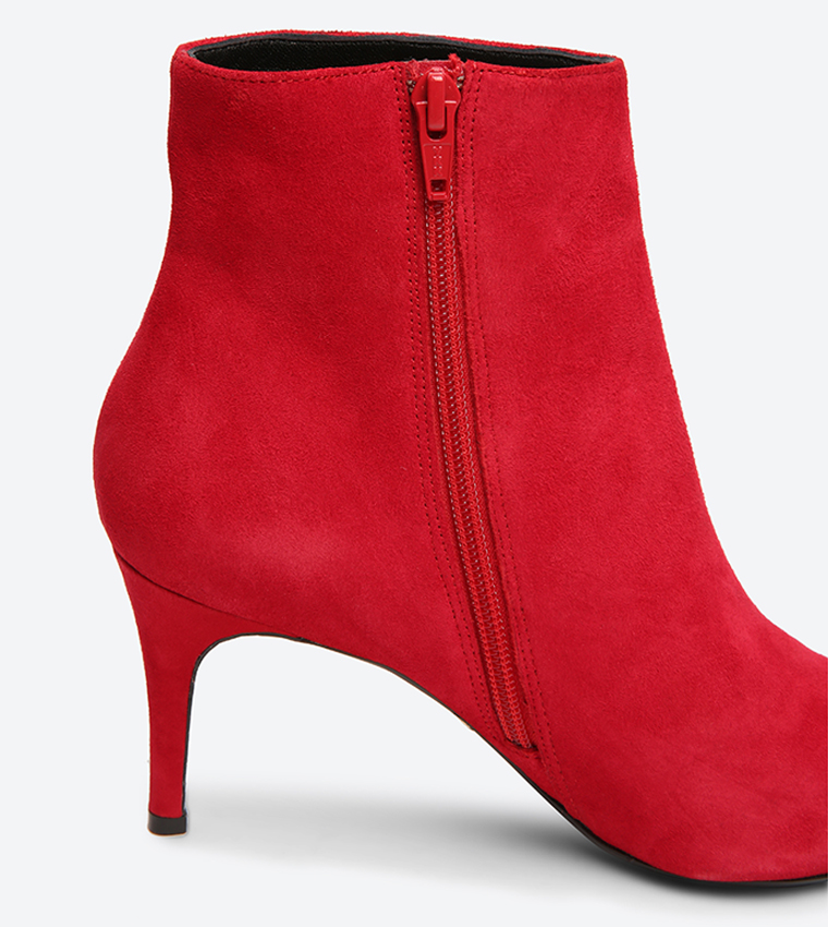 Dune red clearance ankle boots