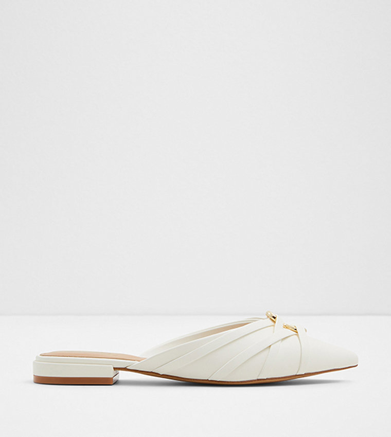 Buy Aldo OVENDEAN Pointed Toe Mules In White 6thStreet Qatar