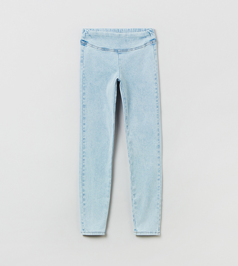 Solid High-Rise Jeggings