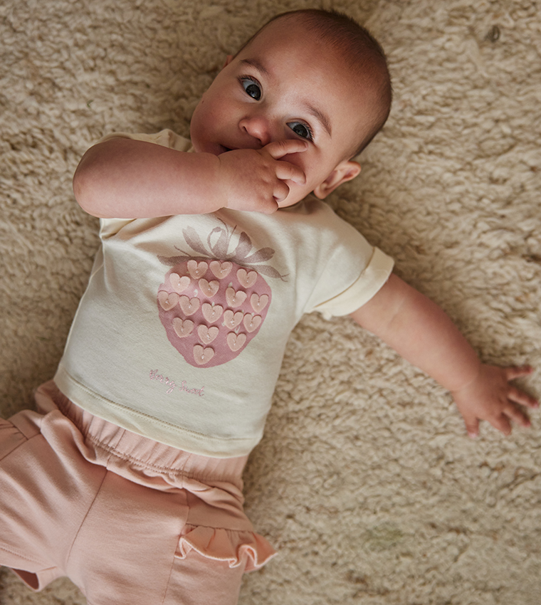 DIRKJE Printed T-Shirt and Shorts Set