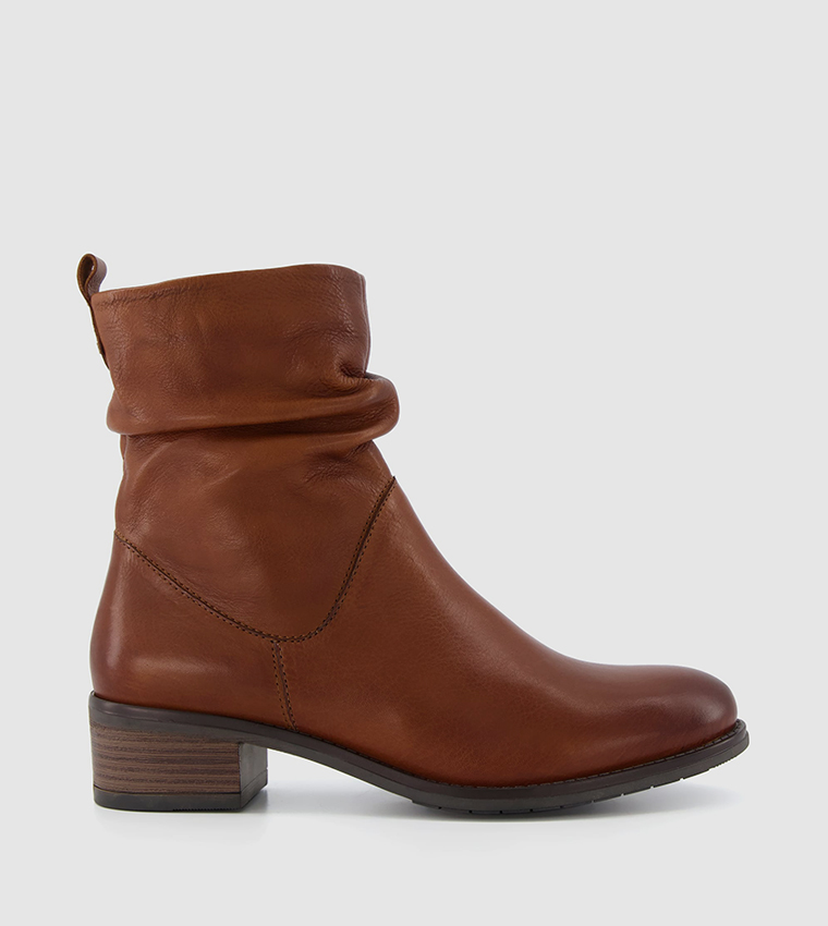 Dune tan fashion ankle boots