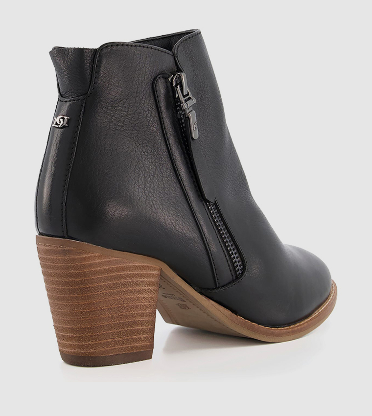 Buy Dune London PAICE Zippered Ankle Boots In Black 6thStreet Oman