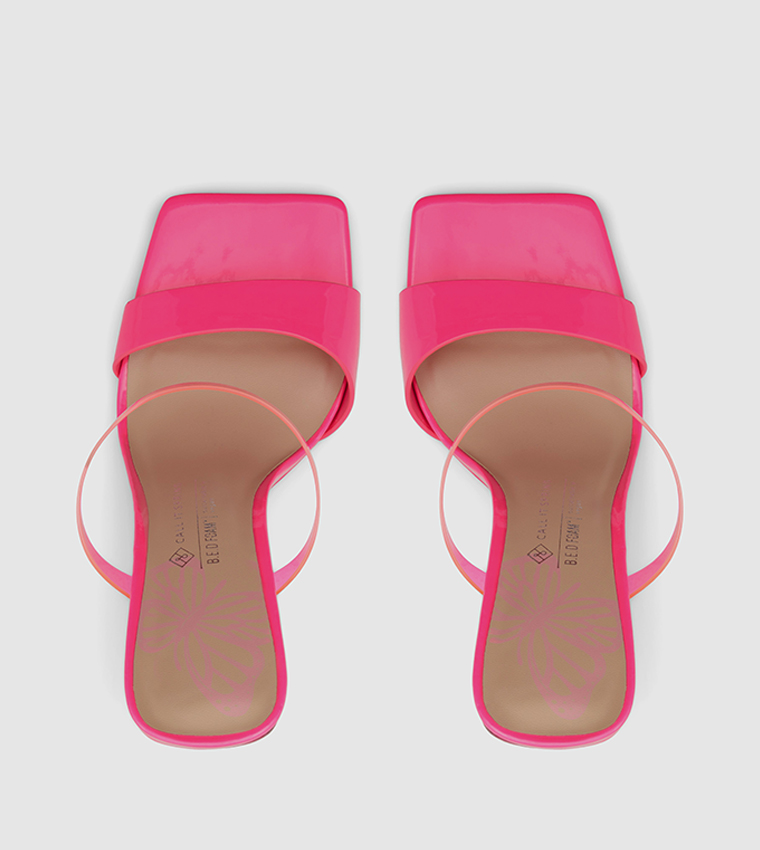 Call It Spring Women's Papillon Heeled Sandal - Synthetic Upper, 3.75 Inch Novelty Heel - View #11
