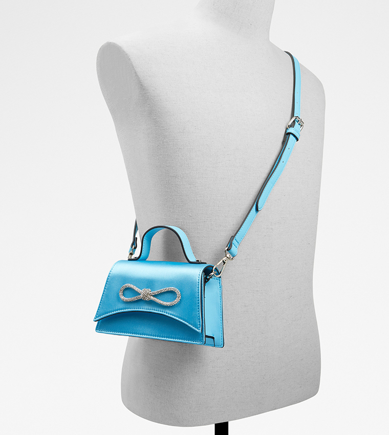 Buy Aldo Papioni Handheld Bag With Sling In Blue 6thStreet UAE