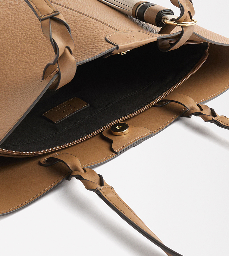 Textured Tote Bag