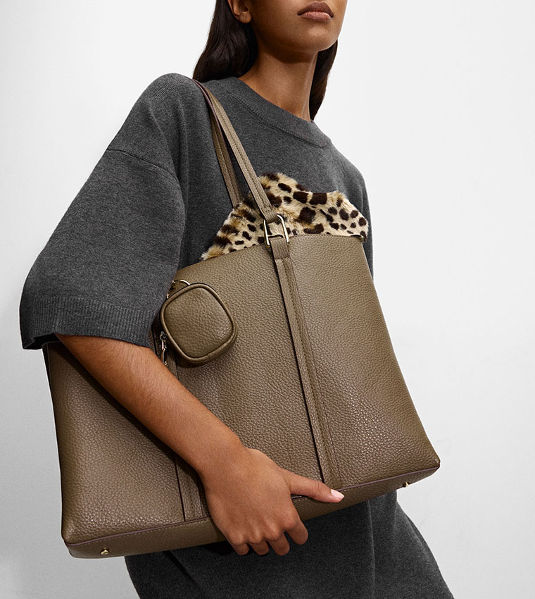 Textured Tote Bag