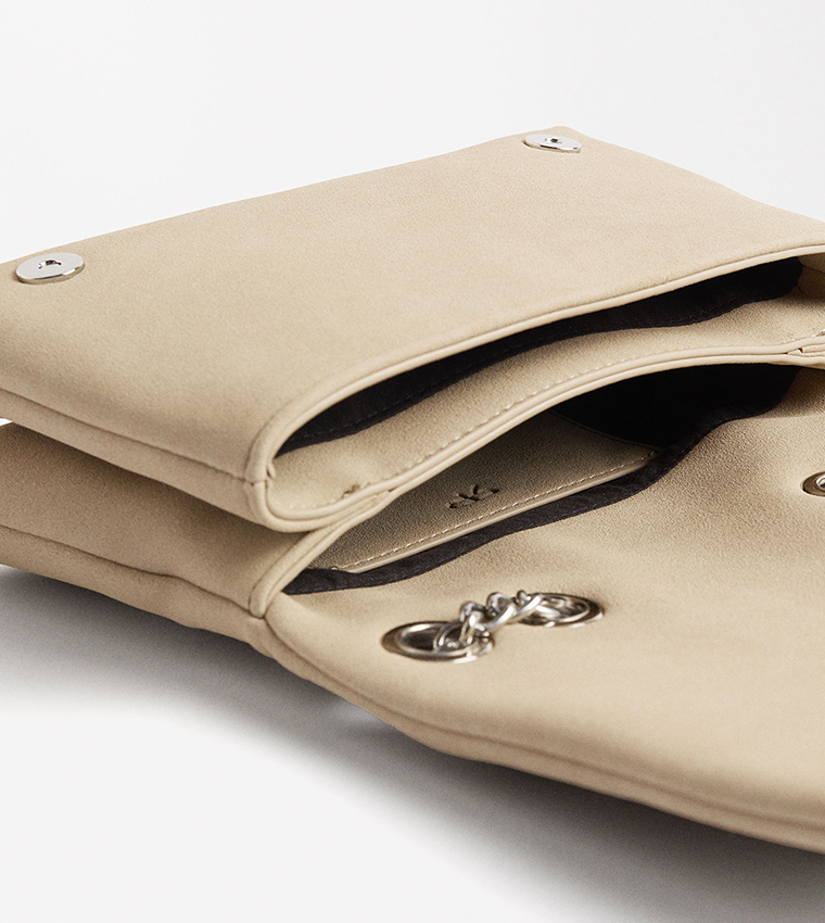 Embellished Flap Shoulder Bag