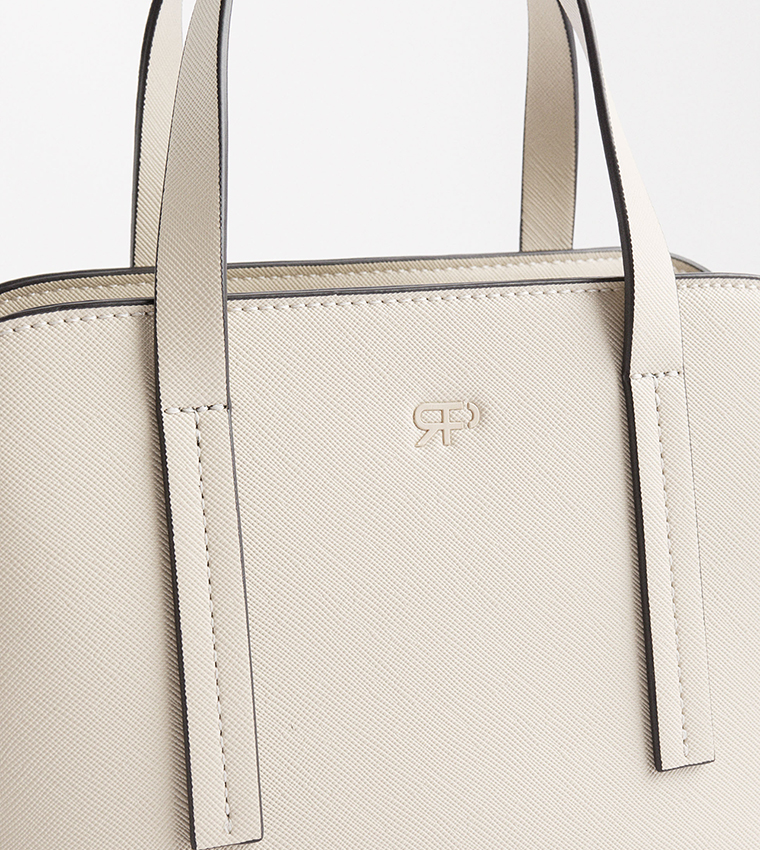 Textured Satchel Bag