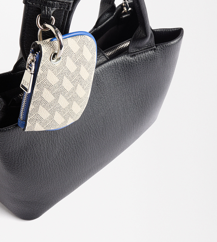 Textured Satchel Bag
