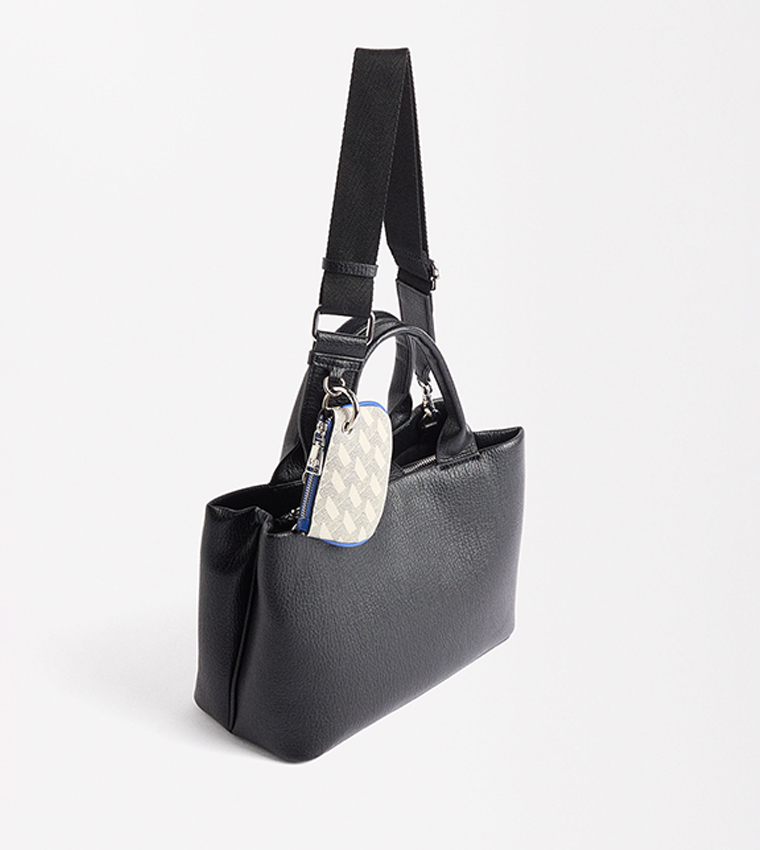 Textured Satchel Bag