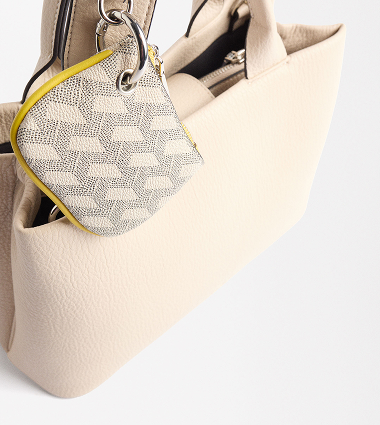 Textured Satchel Bag