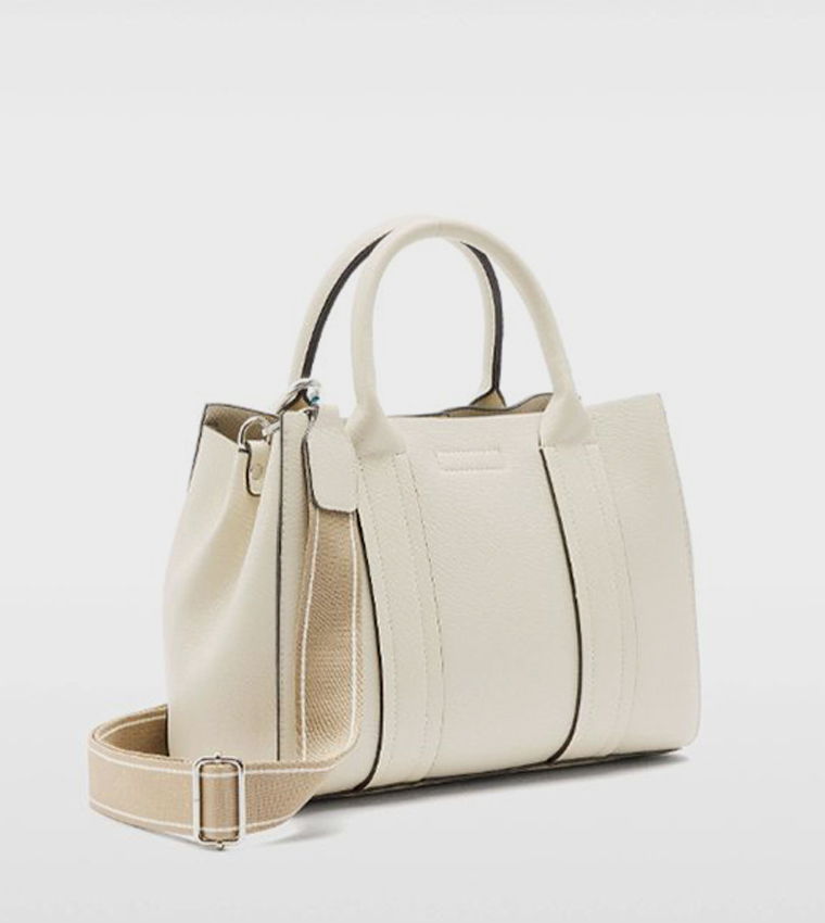 Textured Satchel Bag