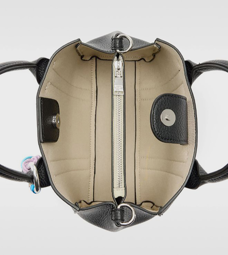 Textured Satchel Bag