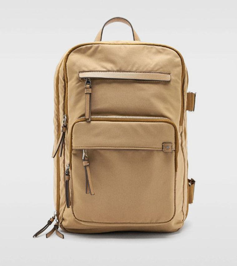 Zippered Nylon Cabin Backpack