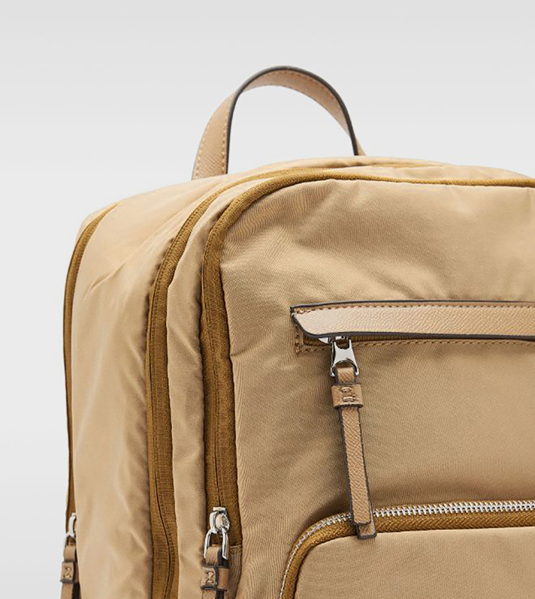 Zippered Nylon Cabin Backpack