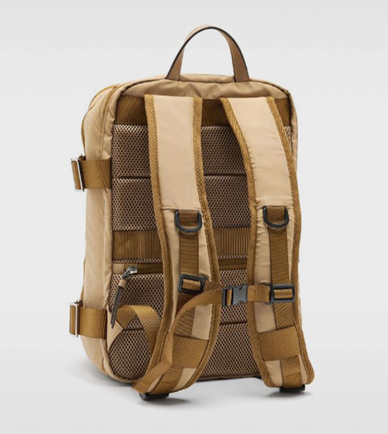 Zippered Nylon Cabin Backpack