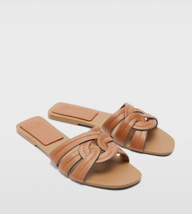 Open Toe Flat Sandals