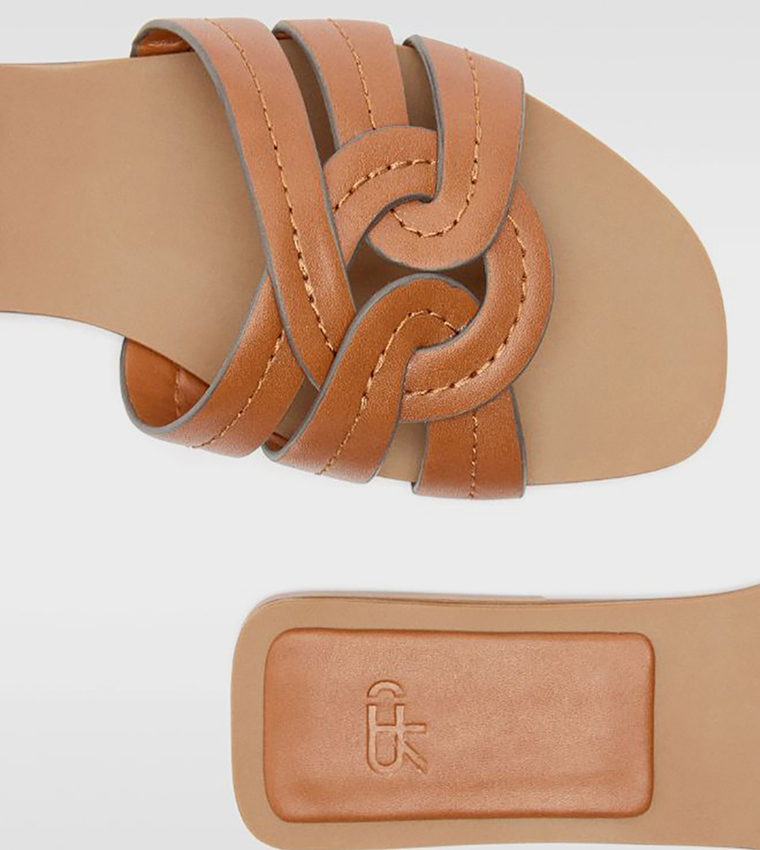 Open Toe Flat Sandals