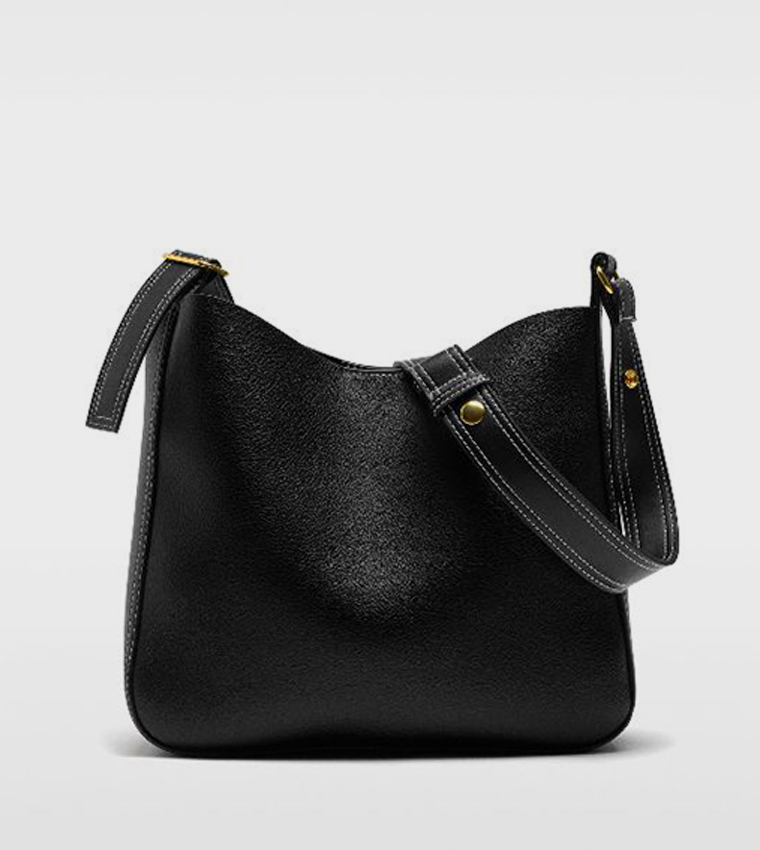 Textured Shoulder Bag