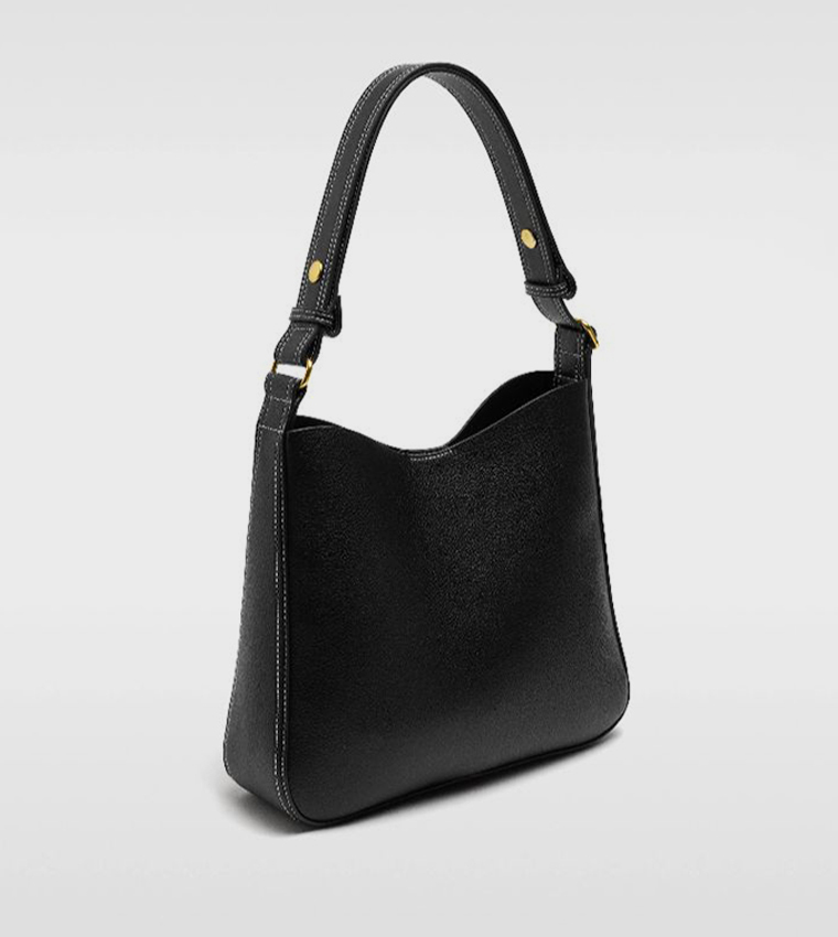 Textured Shoulder Bag