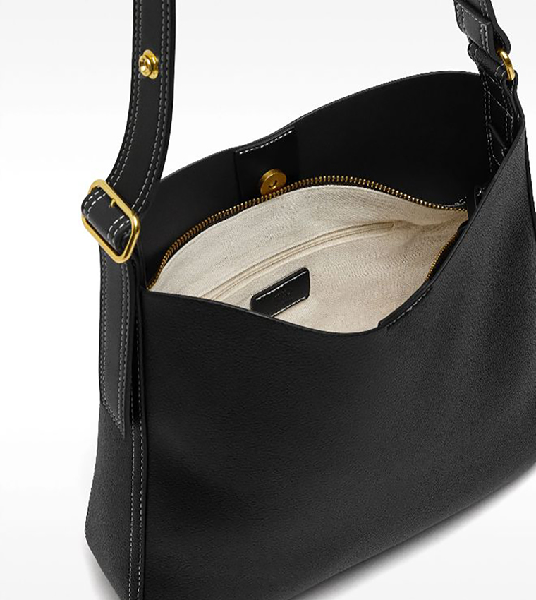 Textured Shoulder Bag