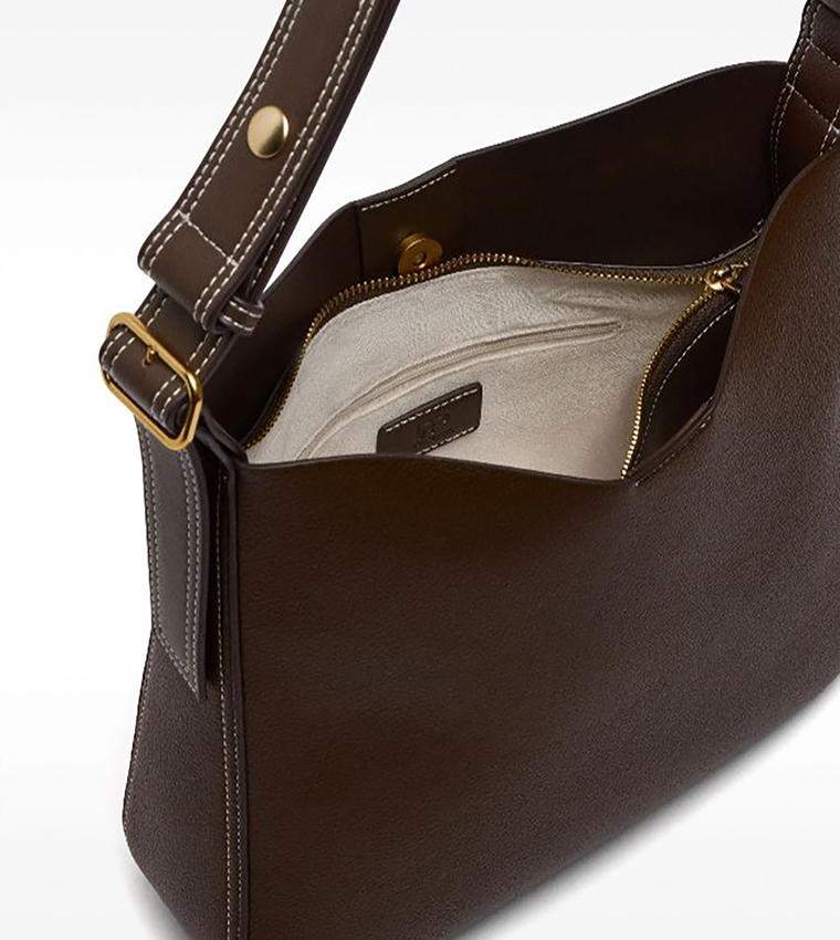 Textured Shoulder Bag