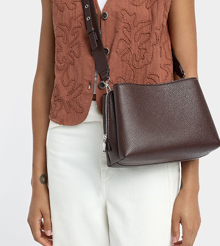 Textured Crossbody Bag