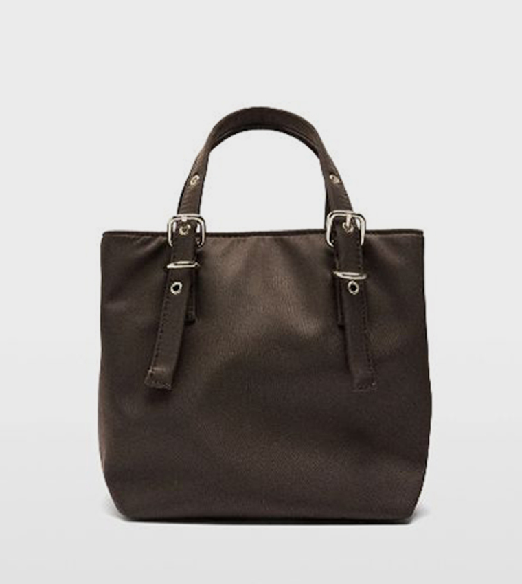 Textured Mini Tote Bag