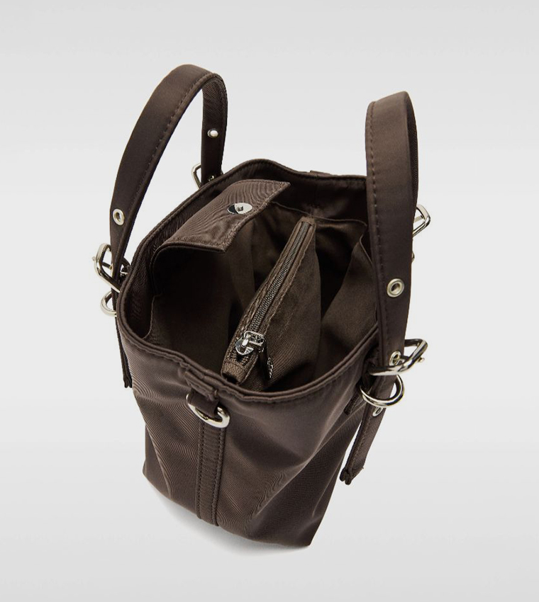 Textured Mini Tote Bag