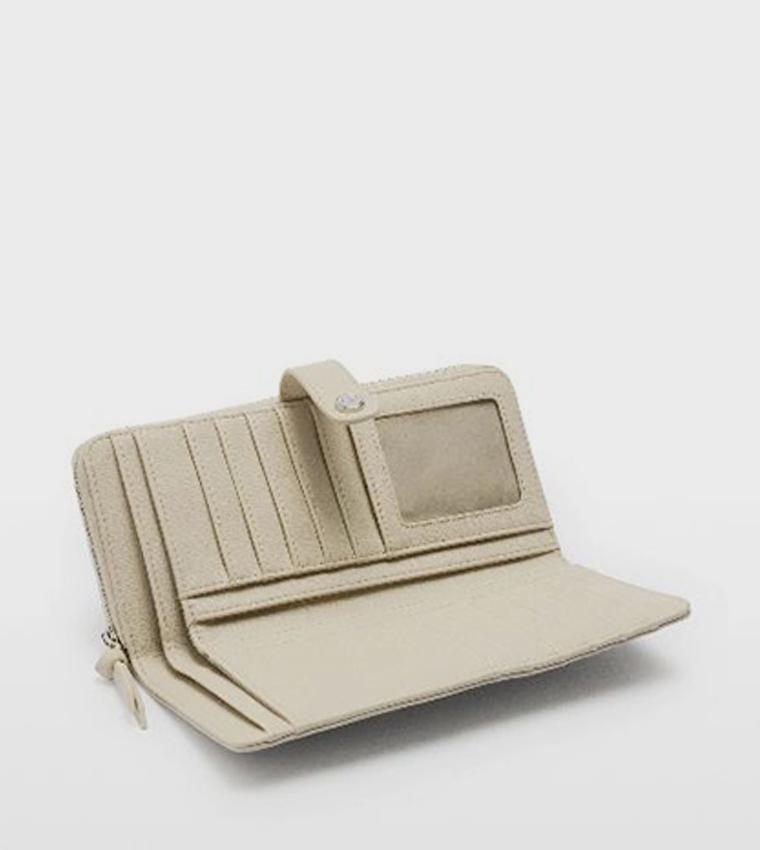 Textured Long Wallet