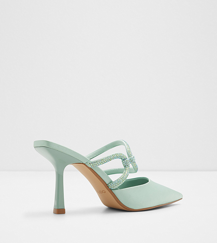 PARIZA Embellished Stiletto Heel Pumps