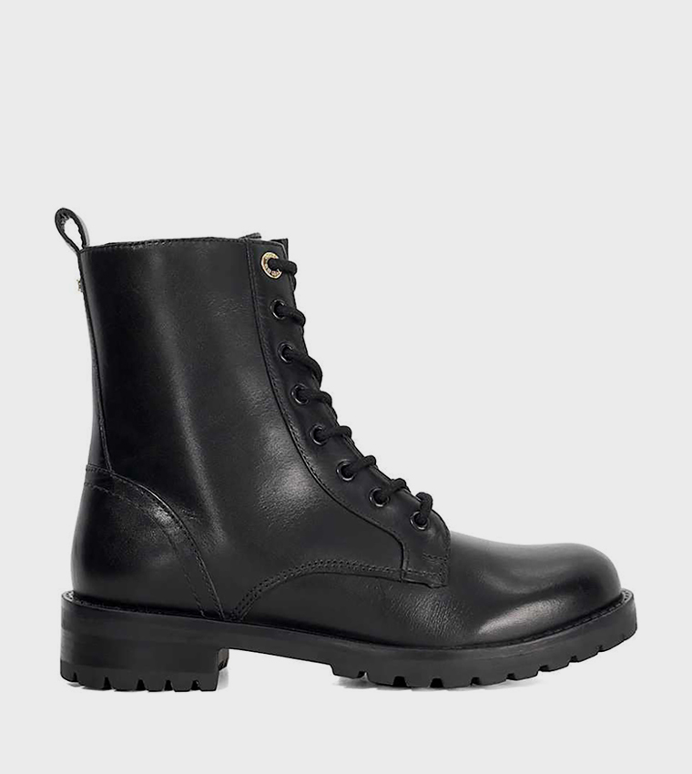 PARTENS Lace-Up Chunky Calf High Boots
