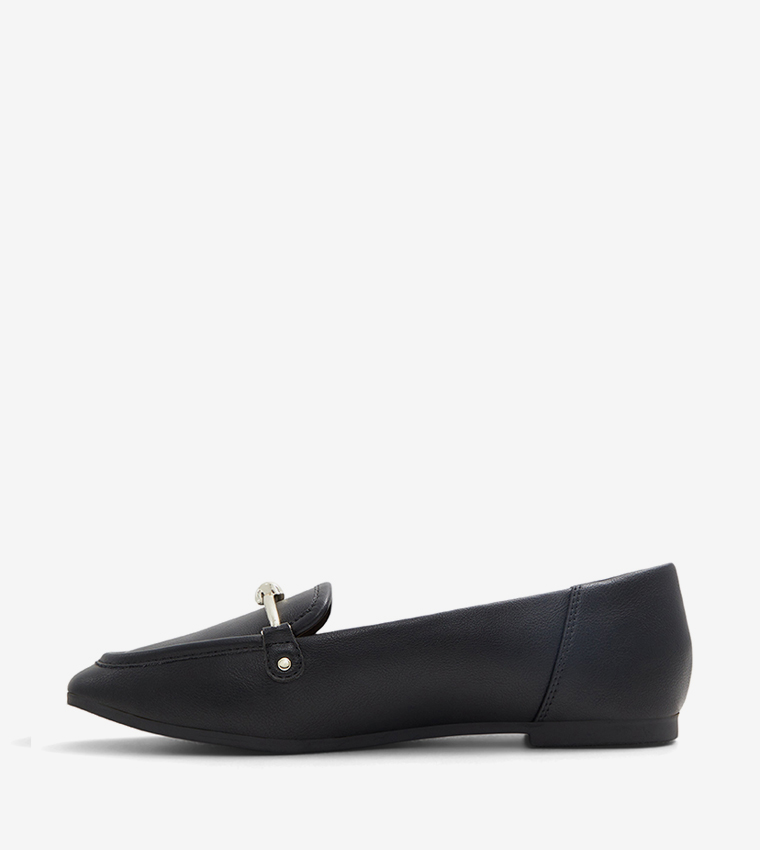 PATSIE Metal Accent Slip-On Loafers