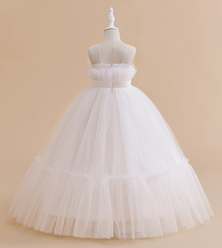 White on sale tulle dress