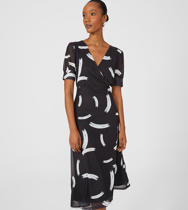 sachin and babi light blue dress Buy Principles Smart V Neck Belted Fit And Flare Dress In Black