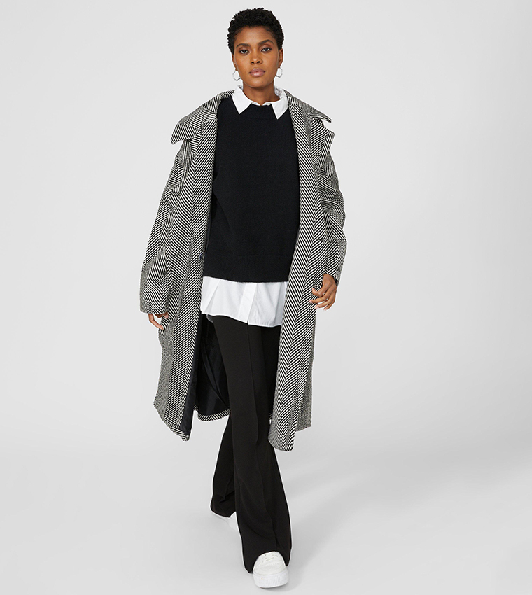 Buy Principles Knitted Sweater Vest In Black 6thStreet Qatar