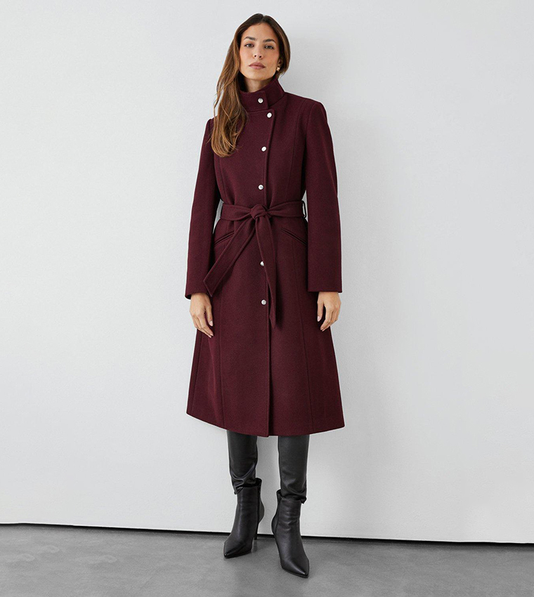 Overcoat hotsell funnel neck