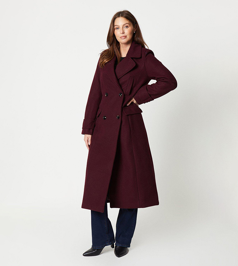 Oversized shop longline coat