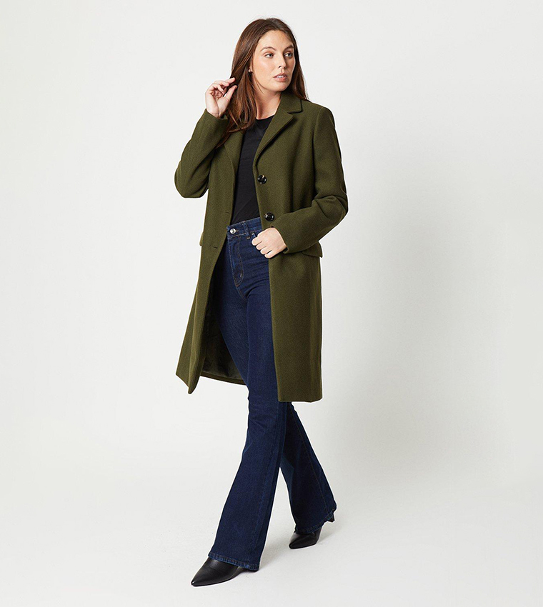 Principles fit clearance and flare coat